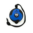 thumbnail image 1 of Aeromat Power Rope Medicine Ball - 10 LB Black / Blue, 1 of 2