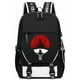 thumbnail image 1 of Mochila Huoying de piel sintética con estampado de cuervos de la familia Naruto Uchiha, 1 of 7