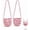 Pink A3, variant on Hands-Free Crochet Wine Glass Crossbody Bag, Knit Wine Holder Carrier for Festivals Vineyard Tours Beach Parties
