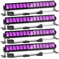 thumbnail image 1 of Barras de luz LED negra YQNLIFA 36 W, paquete de 4 unidades, IP66, impermeables, 1 of 7