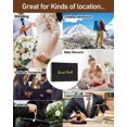 thumbnail image 6 of WEMATE Guest Book for Wedding, Simply Elegant Leather Memorial Guestbook, Sign-in Book Black 7" x10″, 6 of 6