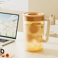 thumbnail image 6 of Half Gallon Pitcher with Lid, Ngxiha Bpa-Free Transparent Plastic Beverage Container for Hot/Cold Drinks, Ideal for Iced Tea and Juices (18X12 Cm), 6 of 9