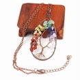 thumbnail image 2 of Ancient Red Copper Winding Natural Stone Crystal Necklace, 2 of 2