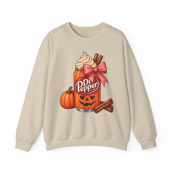 Pumpkin Spice Dr Pepper Can Sweatshirt, Halloween Pumpkin Tee