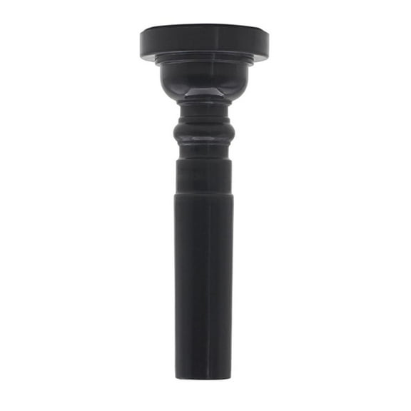 ABS Trumpet Mouthpiece, White / Black 7C (Musical Instrument Accessories) - Black Type