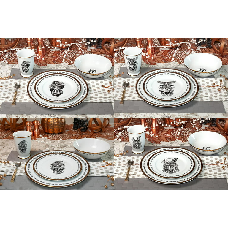 Unique Harry Potter Ultimate Dinnerware Party Bundle for 8 Guests - Cups,  Tablecover, 16 Beverage & Luncheon Napkins, 8 Paper Dessert & Dinner  Plates