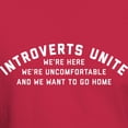 thumbnail image 3 of CafePress - Introverts Unite Dark T Shirt - Men's Classic Graphic Cotton T-Shirt, 3 of 4