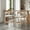 Natural + Beige, variant on Christopher Knight Home 26" Seat Height Wooden Bar Stools, Upholstered Counter Stools for Kitchen Island, Natural, Set of 2