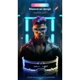 thumbnail image 6 of LED Colorful Luminous Technology Glasses, Bar Bounce Party Science Fiction Honeycomb Glasses Music Festival Glasses, 6 of 7