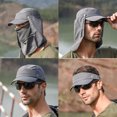 thumbnail image 3 of Baseball Cap Summer Outdoor Sun Hat Protection Bucket Boonie Cap Solid Adjustable Fishing Hat, 3 of 3