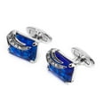 thumbnail image 3 of Gemelos de Negocios Sunnimix para boda plata azul, 3 of 7