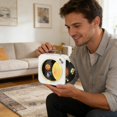 thumbnail image 4 of Klonfd Star Moon Ambient Light Birthday Vinyl Record Player Compact Wireless, 4 of 6