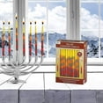 thumbnail image 6 of Zion Judaica Paraffin Wax Taper Candles, Unscented, Multicolor, 45 Count, 6 of 9