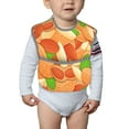 thumbnail image 4 of Bingfone Mess-Proof Baby Bib - Waterproof Bib for Baby Boy or Girl with Food Catcher Pocket, Unisex-Peanuts1, 4 of 6