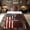 Red Brown B, variant on meiyoeat Football Rugby Twin Sheets for Men, Cartoon Letter J Bedding for Man, Brown Red, 3 Pieces, 1 Flat Sheet, 1 Fitted Sheet and 1 Pillowcase