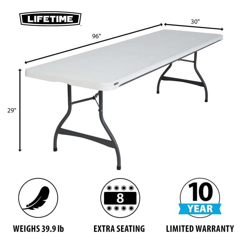 Lifetime Folding Table & Chair Set - 108 ct Heavy-Duty - Walmart.com