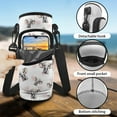 thumbnail image 6 of FOR U DESIGNS Elephant Water Bottle Bag for Kids 2nd Grade Cute Water Bottle Carrier with Strap Primary School Water Bottle Crossbody Bag Age 7-8 Girls Water Bottle Sleeve, 6 of 7