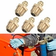 thumbnail image 4 of 5 Pcs Raccords Droits en Laiton pour Hydraulique M10 x 1mm, 4 of 10