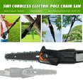 thumbnail image 4 of Powerful Cordless Lithium Battery Chain Saw with 552W Motor, Non-Slip Handle, Long Reach Pole, High Efficiency, and Safety Features for Easy Use, 4 of 6