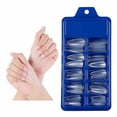 thumbnail image 2 of 100Pcs/set Candy Color Full Cover Long Solid-Colours Fake False Nail,./, 2 of 8