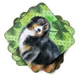 thumbnail image 2 of Bernese Mountain Dog St Patricks Foam Coaster Set of 4 Green, 2 of 3