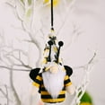 thumbnail image 2 of RUIG Bumble Bee Gnome Plush -‌Glowing Gnome Decor, Handmade Swedish Tomte Elf World Bee Day Decor Holiday Present Gift, Hanging Plush Gnomes for Spring Kitchen, Garden, or Party Lights, 2 of 9