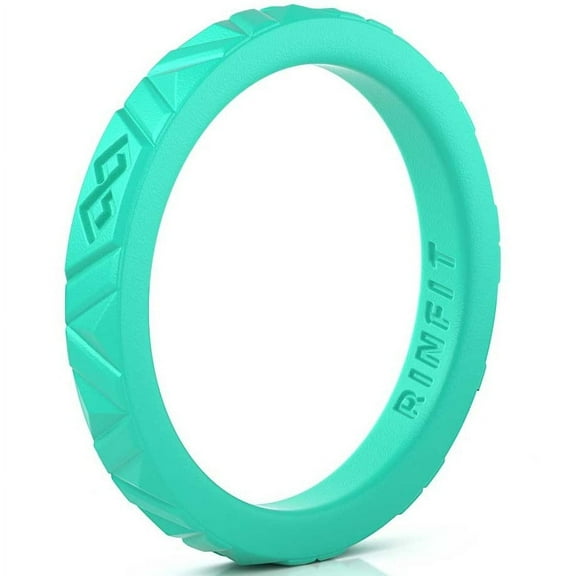 Silicone Rings by Rinfit - Safe & Durable Wedding Bands For Women - Stackable Infinity Rubber Rings