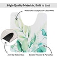thumbnail image 3 of Evideco French Home Goods Eucalyptus Mist Contour Bath Mat 20x18 – Ultra Absorbent Quick Dry Rug with Anti-Slip Rubber Backing, 3 of 8