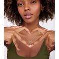 thumbnail image 2 of Jewelry Atelier Gold Filled Figaro Heart Necklaces – 14K Yellow Gold Filled Heart Pendant with Solid Figaro Chain for Women with Different Sizes (2.7mm, 4.5mm), 2 of 7