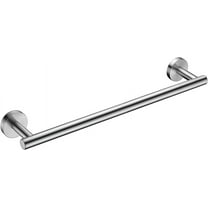 Brushed Nickel Bath Towel Bar Single Bars Towel Rack Rod Classic Wall Mounted SUS304 Stainless Steel Bathroom Towel Holder Toilet Kitchen Towel Shelf Single Layer,18 inches