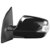 75028K - Fit System Driver Side Mirror for 09-14 Kia Sedona, textured black w/ PTM cover, w/ turn signal & memory, foldaway, Heated Power