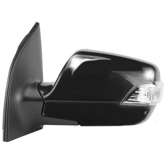 75028K - Fit System Driver Side Mirror for 09-14 Kia Sedona, textured black w/ PTM cover, w/ turn signal & memory, foldaway, Heated Power