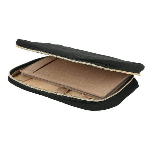 Estuche de almacenamiento de joyas, estuche organizador de joyas de viaje, carpeta, bolsas para joyas, estuche organizador de joyas, funcionamiento suave