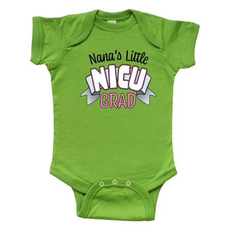 

Inktastic Nana s Little Nicu Grad in Pink with Banner Gift Baby Boy or Baby Girl Bodysuit