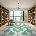 thumbnail image 2 of ODIKA 9'x12' Washable Area Rug Non-Shedding, Easy Care Fuzzy Funky Alternating Motif Textured Checkered Checkerboard for Master Suite, California King, Under Bed, 2 of 7