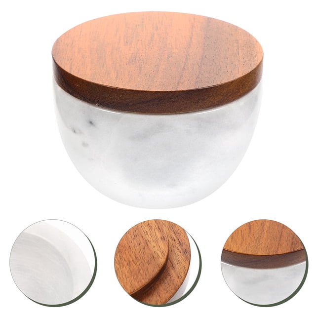 FOMIYES 1Pack Small Salt Container in Square Shape for Home Kitchens