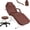 Brown, variant on Facial Chair,73″ Tattoo Chair for Client,3-Section Adjustable Massage Table with Stool,Multipurpose Beauty Beds Salon Equipment for Esthetician,Tattooshop,Spa (Pink)