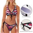 thumbnail image 3 of Dreamtimes Cool Camouflage Women Two Piece Swimsuit Sexy Swimwear Triangle Bikini Sets, XX-Large, 3 of 7