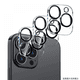 thumbnail image 1 of 【Paquete de 20】Protector de lente de cámara de vidrio templado para iPhone 15 Pro Max, Ultra HD, antiarañazos, compatible con fundas, fácil de instalar [No afecta las tomas nocturnas], 1 of 5