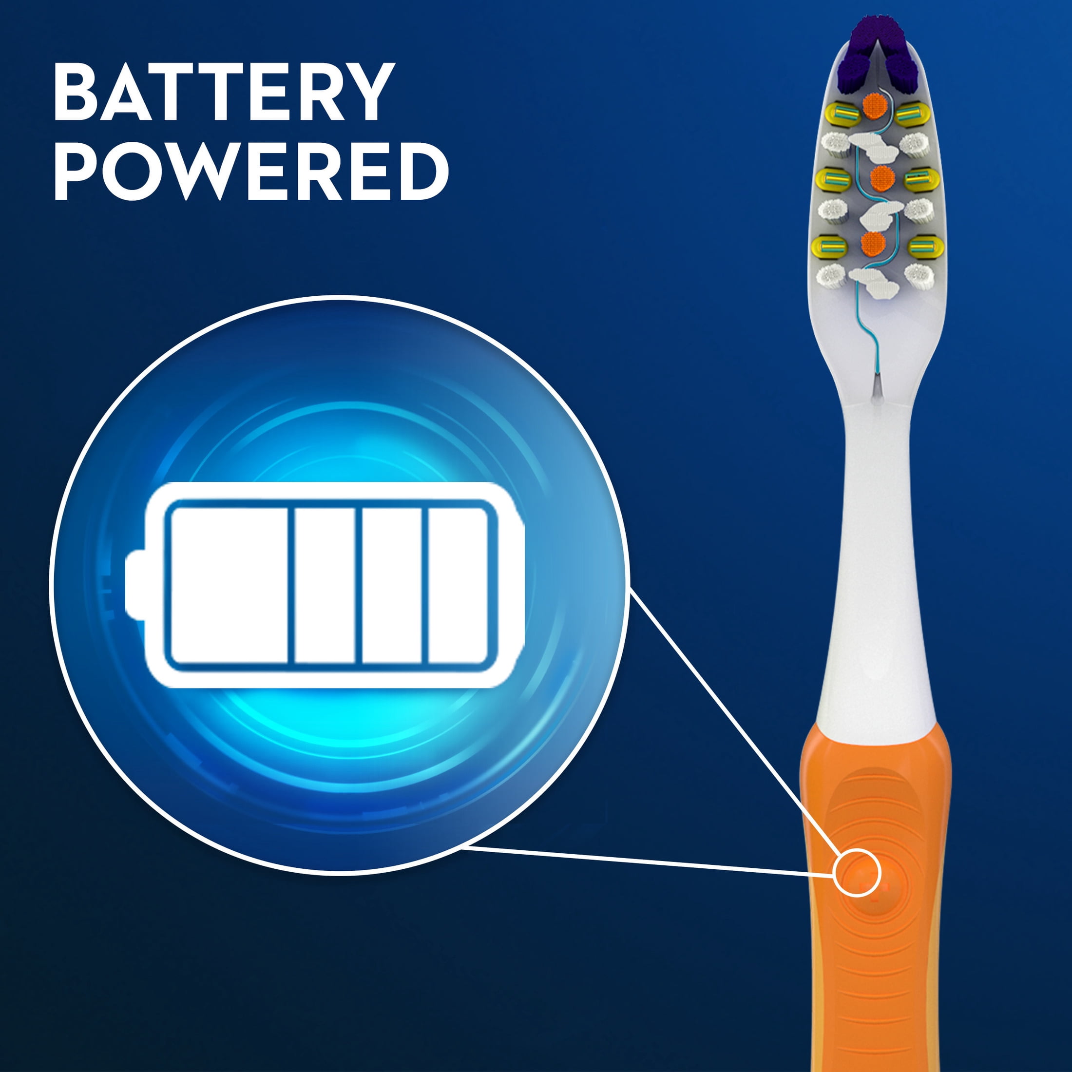 Oral-B Toothbrush, Vibrating Pulsar Expert Clean Battery Toothbrush Pack, Soft, 4 Count, Adults and Children 3+