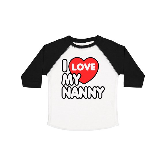 Inktastic I Love My Nanny Boys or Girls Toddler T-Shirt