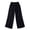 Black, variant on Coerni Linen Pants Girls 2026 Summer Wide Leg Elastic Waist P𝐚lazzo Linen Cotton Sweatpants Casual Kids Loose Fit Trousers Pockets