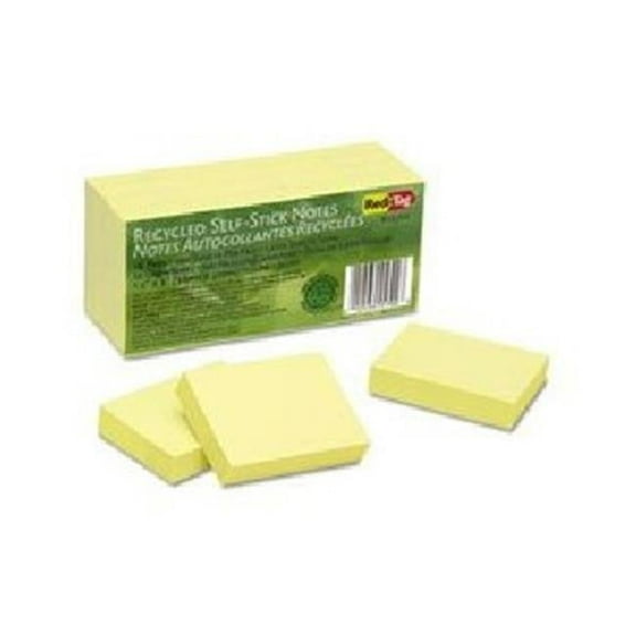 Redi-Tag  PAD SELF-STCIK NOTE12 YEL