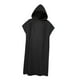 thumbnail image 5 of Poncho de surf Bata Toalla Toalla de playa Toalla de piscina Toalla de baño Regalo Cambiador de baño Negro, 5 of 9