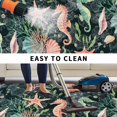 thumbnail image 5 of Seahorse Outdoor Rug for Patio/Deck/Porch, Non-Slip Large Area Rug 5 x 7 Ft, Ocean Starfish Summer Seagrass Retro Coastal Indoor Outdoor Rugs Washable Area Rugs, Reversible Camping Rug Carpet Runner, 5 of 8