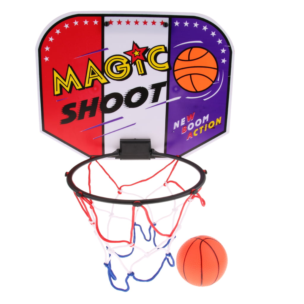 Indoor Mini Basketball Hoop Ring Backboards Kits Door Wall Mounted Toys for Kids