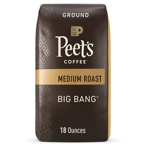 Peet's Coffee, Medium Roast Ground Coffee - Big Bang 18 Ounce Bag