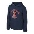 thumbnail image 2 of Youth Colosseum  Navy Illinois Fighting Illini Simoleans Washed Hoodie, 2 of 3
