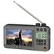 thumbnail image 1 of Radio portátil para películas y vídeo SEMIER 720p de 4,3 pulgadas con Bluetooth, 1 of 9