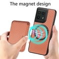 thumbnail image 2 of For Motorola Edge 50 Ultra 5G Case Magnetic Detachable Card Holder Phone Back Cover - Green, 2 of 4